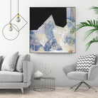 Blue & Black II by Bellissimo Art on GIANT ART - beige abstract abstract