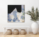 Blue & Black II by Bellissimo Art on GIANT ART - beige abstract abstract