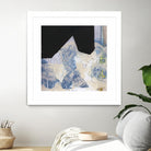 Blue & Black II by Bellissimo Art on GIANT ART - beige abstract abstract