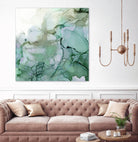 Emerald Cavern I by Jennifer Goldberger on GIANT ART - green abstract abstract