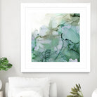 Emerald Cavern I by Jennifer Goldberger on GIANT ART - green abstract abstract
