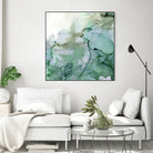 Emerald Cavern I by Jennifer Goldberger on GIANT ART - green abstract abstract