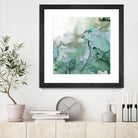 Emerald Cavern I by Jennifer Goldberger on GIANT ART - green abstract abstract