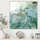 Emerald Cavern I by Jennifer Goldberger on GIANT ART - green abstract abstract