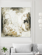 Friendship III by Joyce Combs on GIANT ART - gold abstract abstract