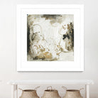 Friendship III by Joyce Combs on GIANT ART - gold abstract abstract