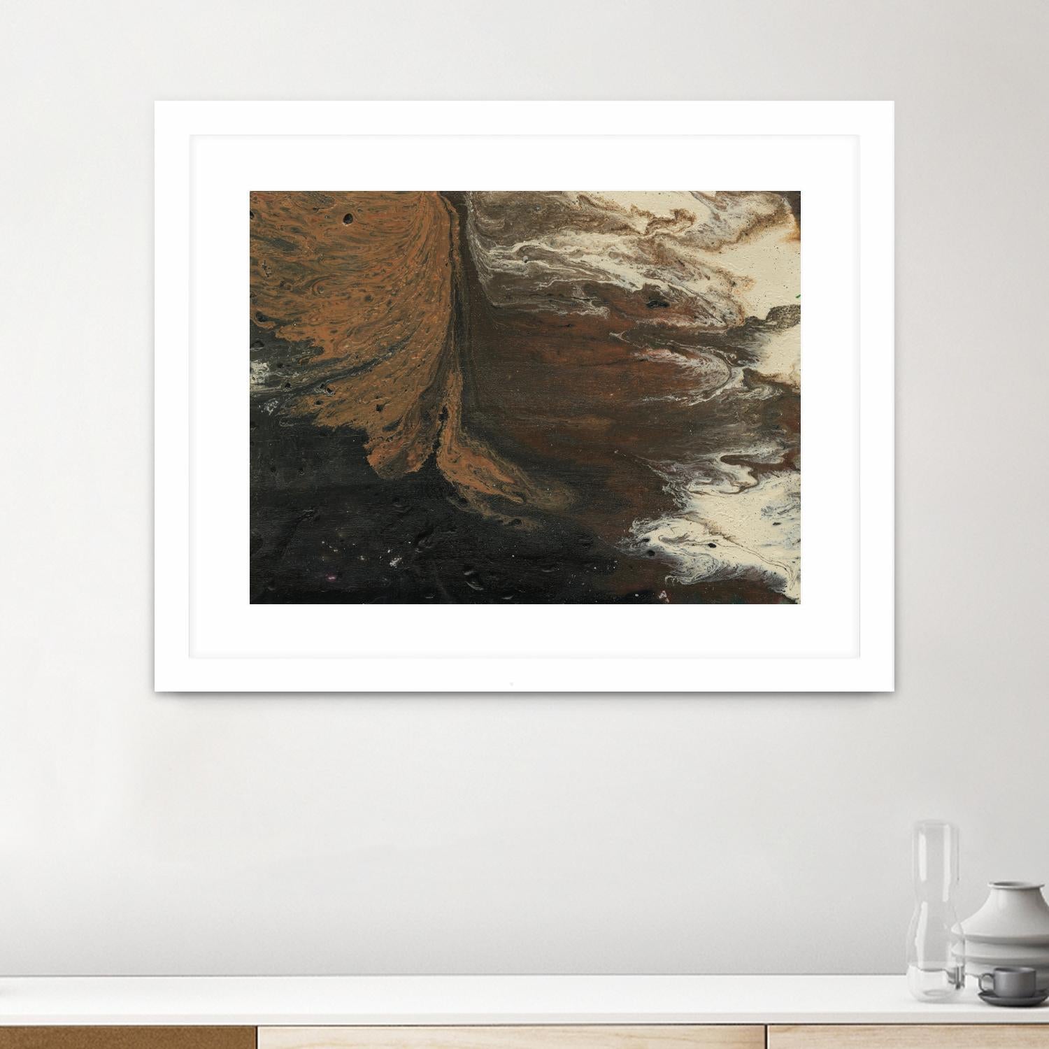 Dark Flow III by Regina Moore on GIANT ART - white abstract abstract