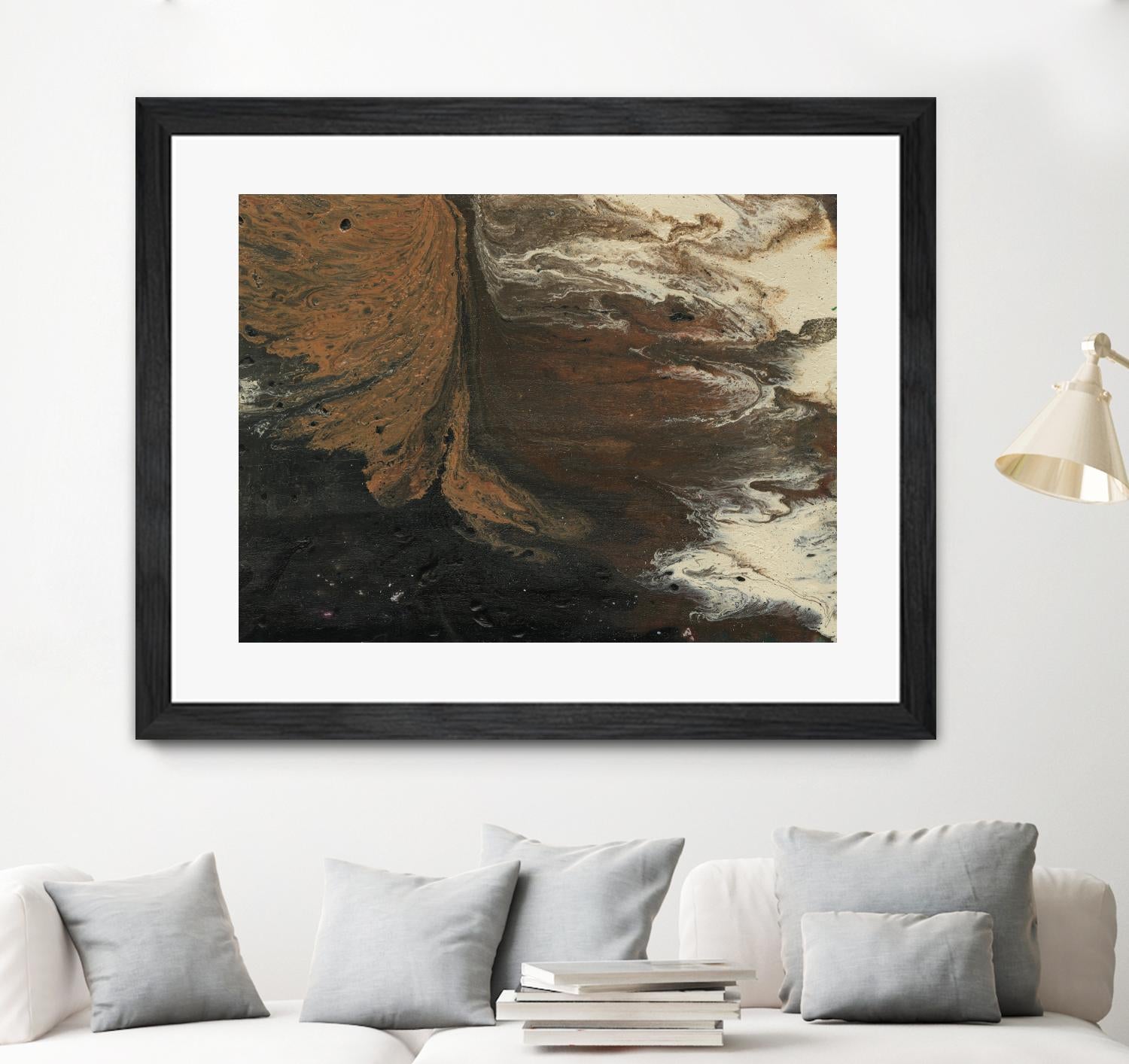 Dark Flow III by Regina Moore on GIANT ART - white abstract abstract