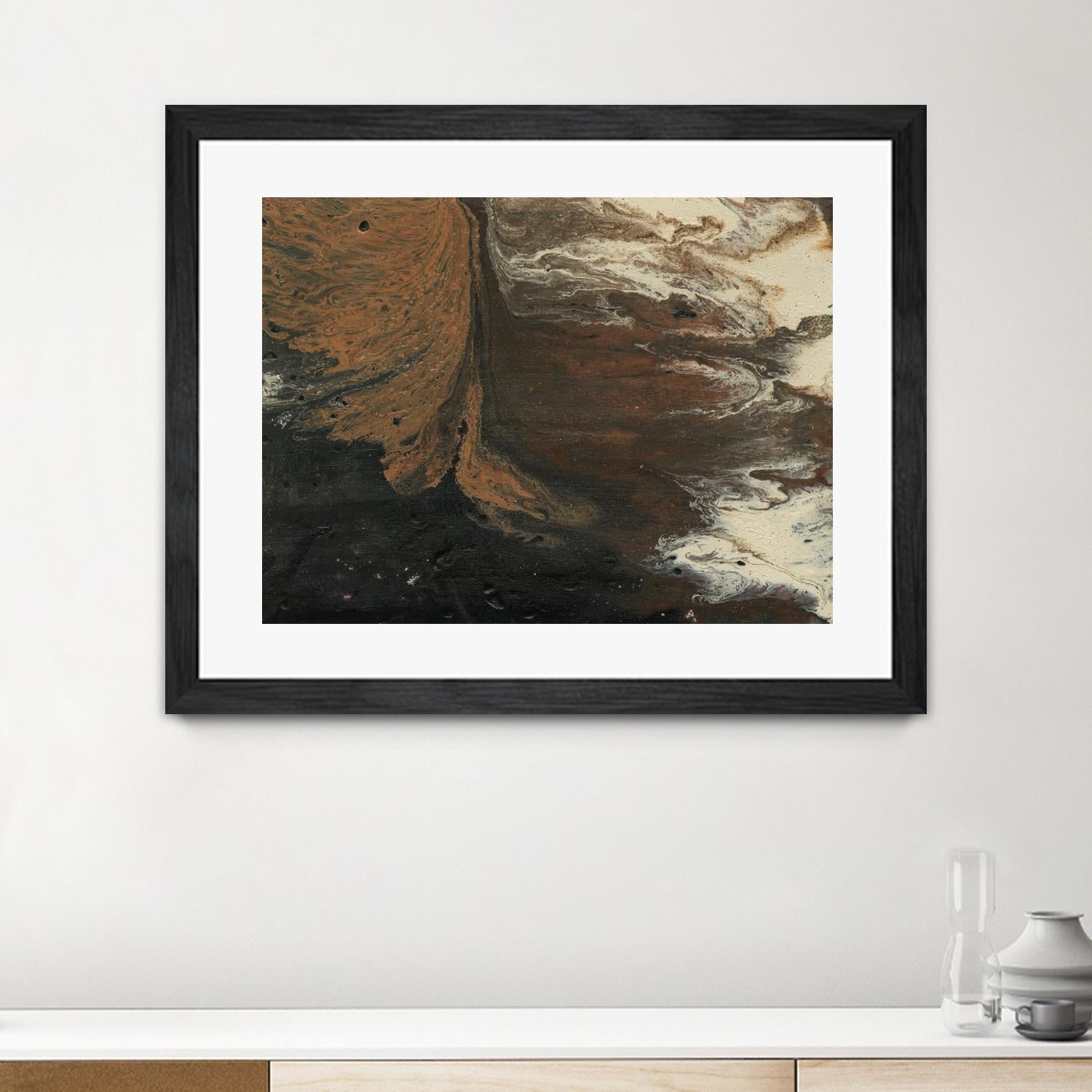 Dark Flow III by Regina Moore on GIANT ART - white abstract abstract