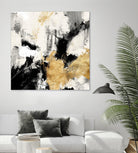 Neutral Gold Collage II by Victoria Borges on GIANT ART - gold abstract abstract