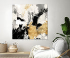 Neutral Gold Collage II by Victoria Borges on GIANT ART - gold abstract abstract