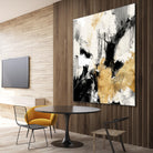 Neutral Gold Collage II by Victoria Borges on GIANT ART - gold abstract abstract