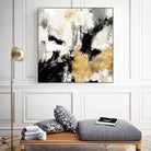 Neutral Gold Collage II by Victoria Borges on GIANT ART - gold abstract abstract