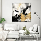 Neutral Gold Collage II by Victoria Borges on GIANT ART - gold abstract abstract