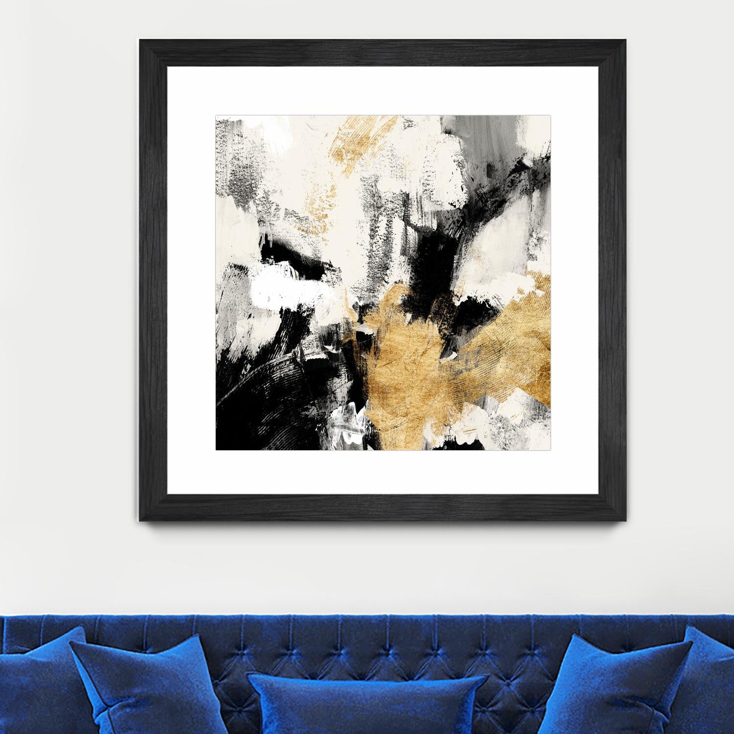 Neutral Gold Collage II by Victoria Borges on GIANT ART - gold abstract abstract