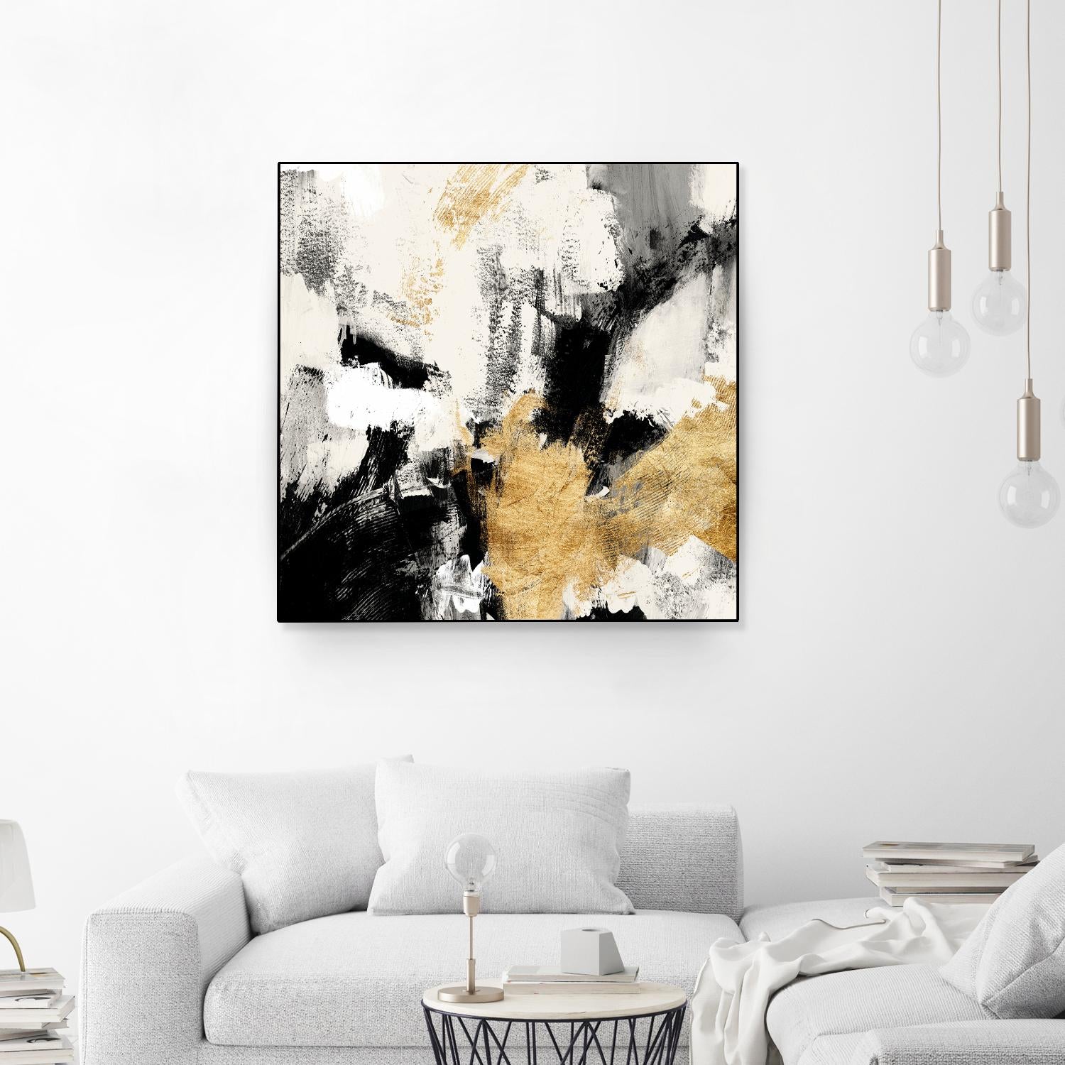 Neutral Gold Collage II by Victoria Borges on GIANT ART - gold abstract abstract