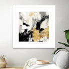 Neutral Gold Collage II by Victoria Borges on GIANT ART - gold abstract abstract