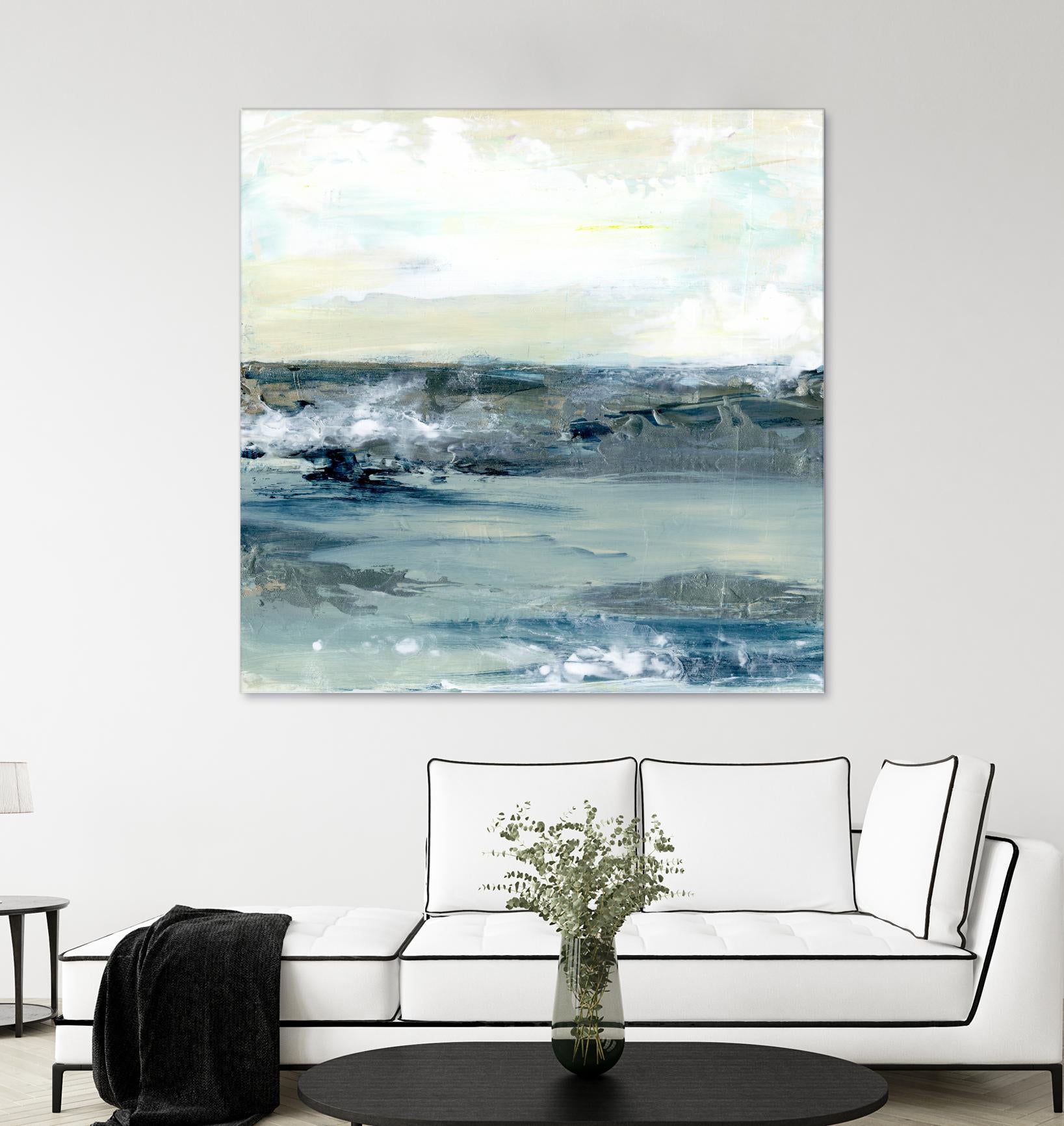Coastal Blues I by Lila Bramma on GIANT ART - white landscapes & seascapes abstract