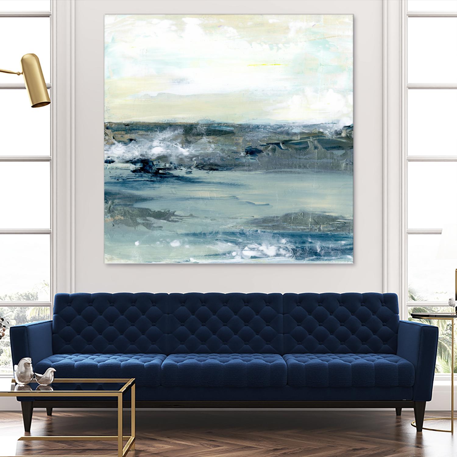 Coastal Blues I by Lila Bramma on GIANT ART - white landscapes & seascapes abstract