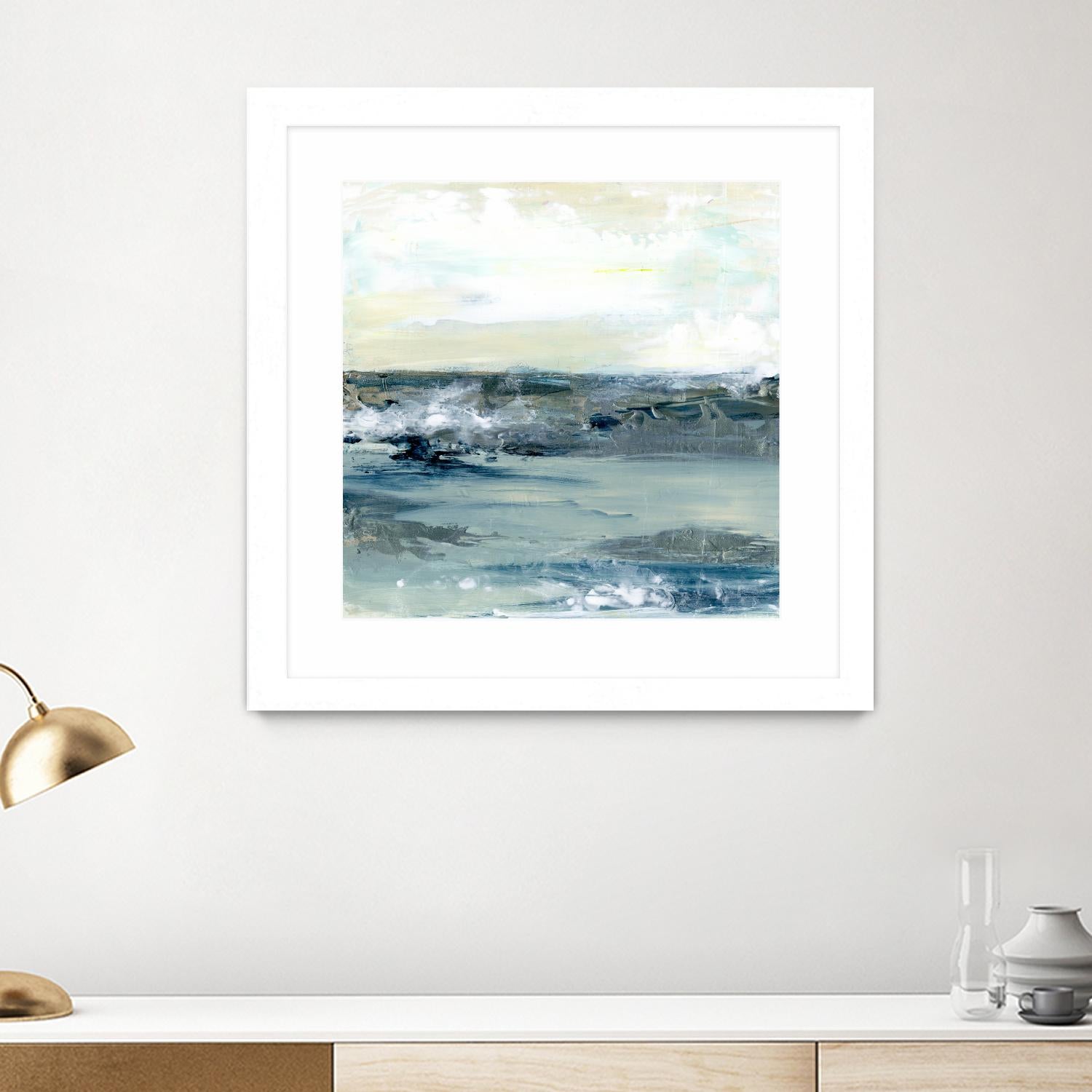 Coastal Blues I by Lila Bramma on GIANT ART - white landscapes & seascapes abstract