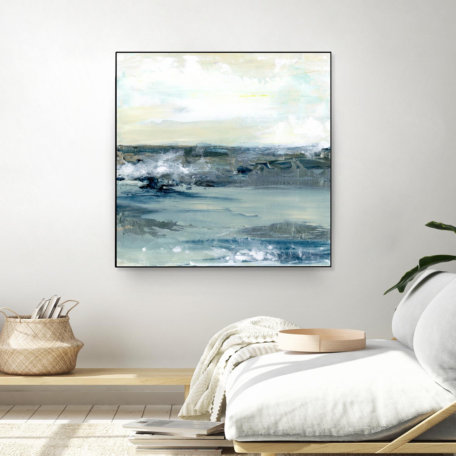 Coastal Blues I by Lila Bramma on GIANT ART - white landscapes & seascapes abstract