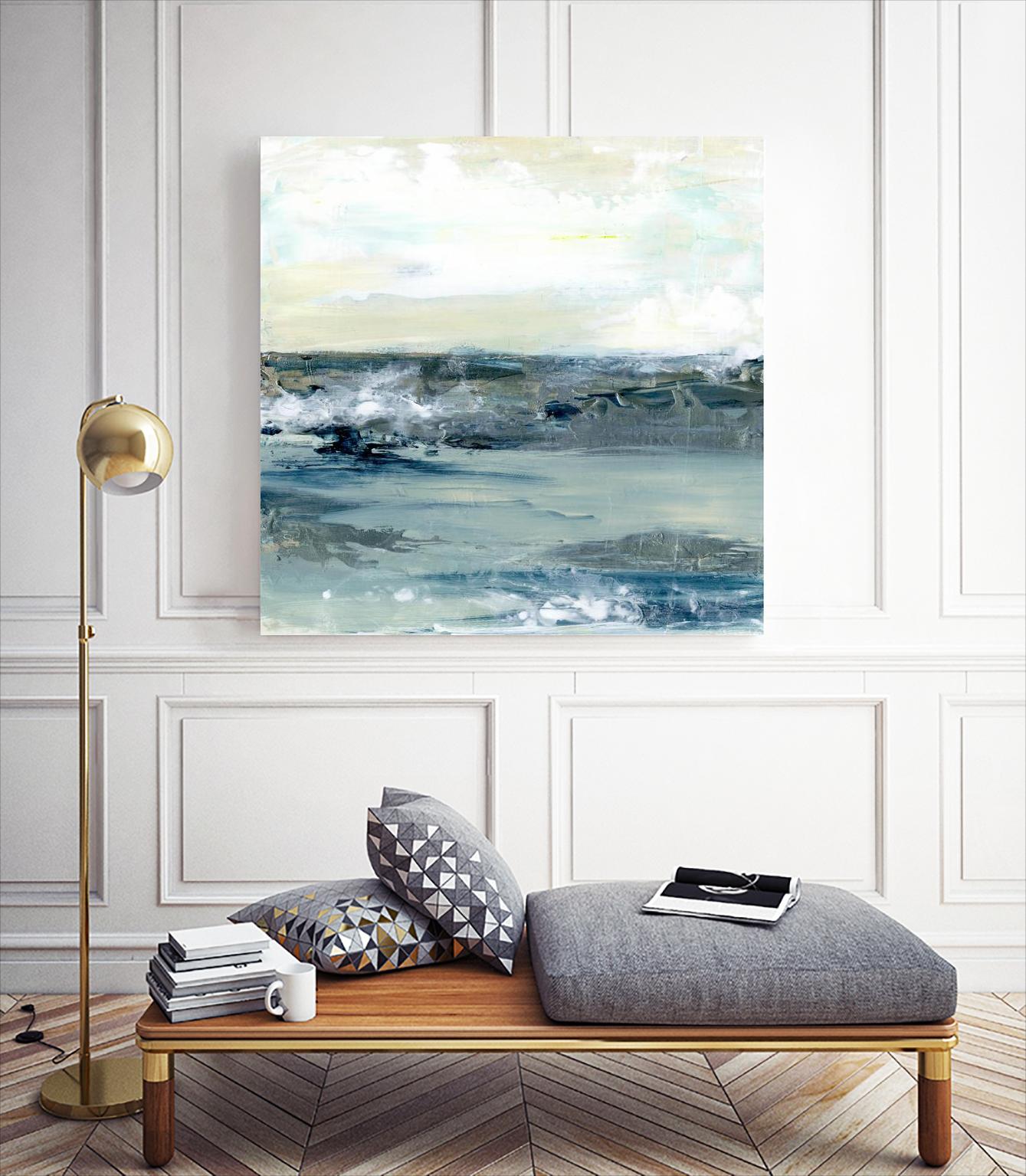 Coastal Blues I by Lila Bramma on GIANT ART - white landscapes & seascapes abstract