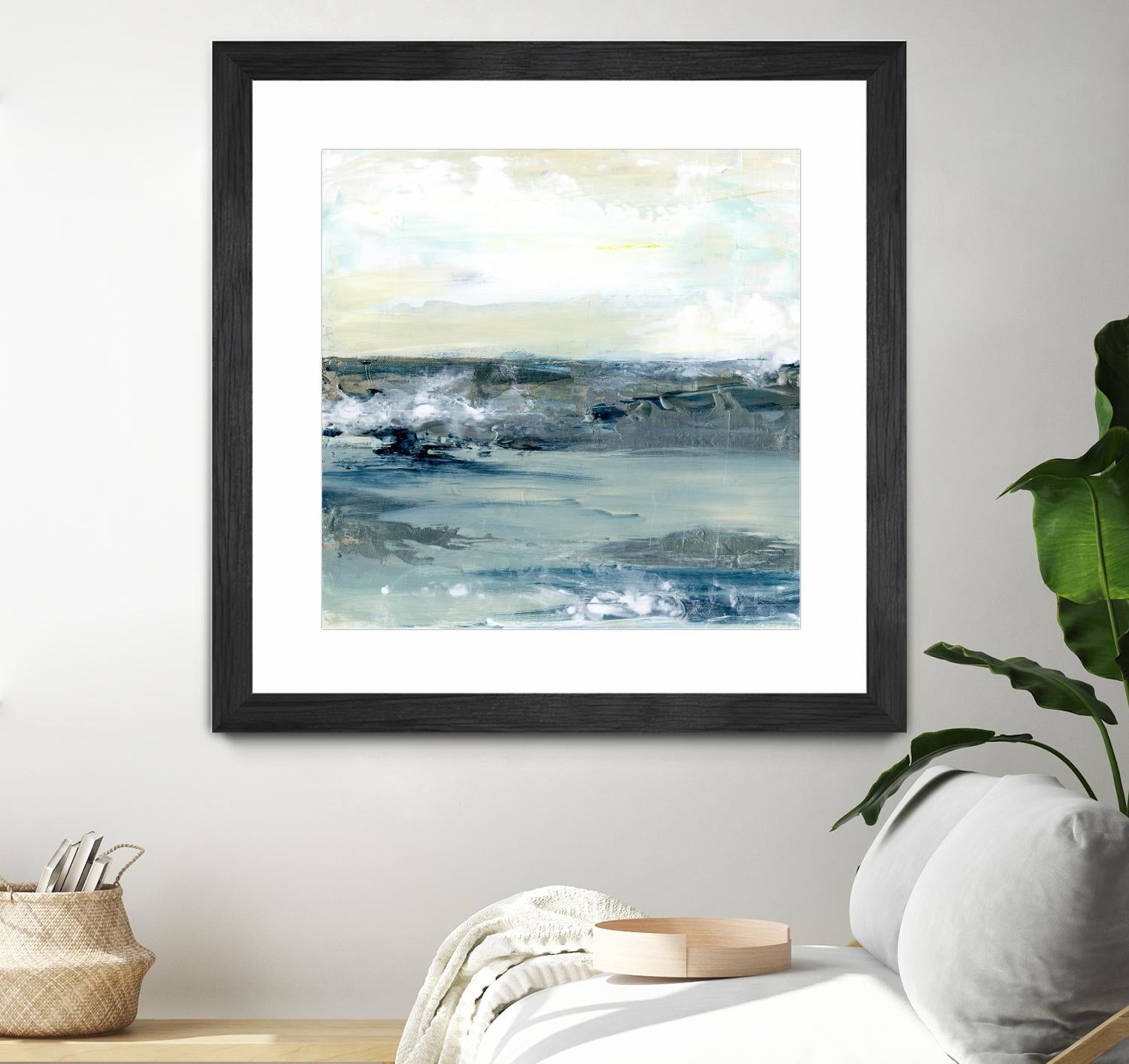 Coastal Blues I by Lila Bramma on GIANT ART - white landscapes & seascapes abstract