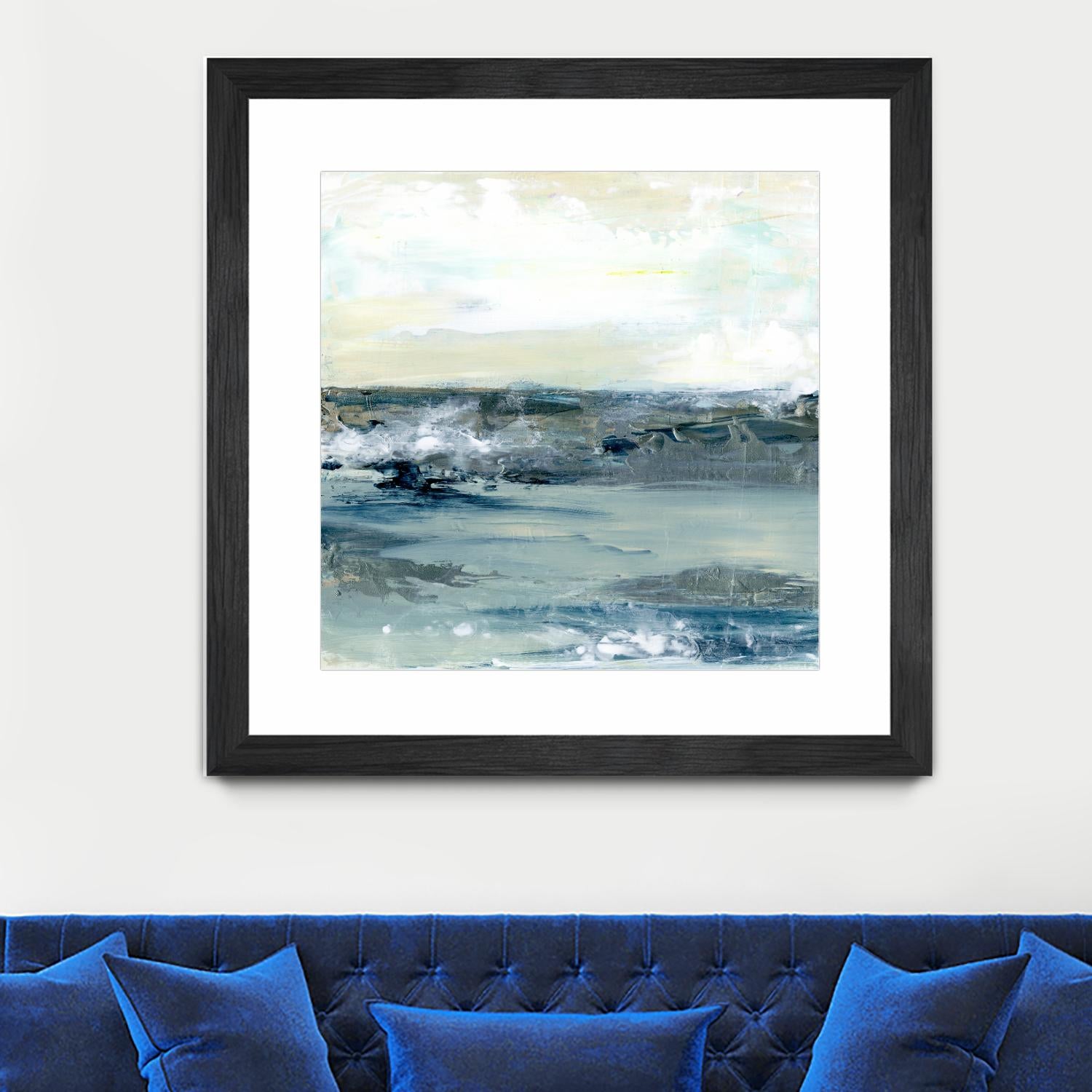 Coastal Blues I by Lila Bramma on GIANT ART - white landscapes & seascapes abstract