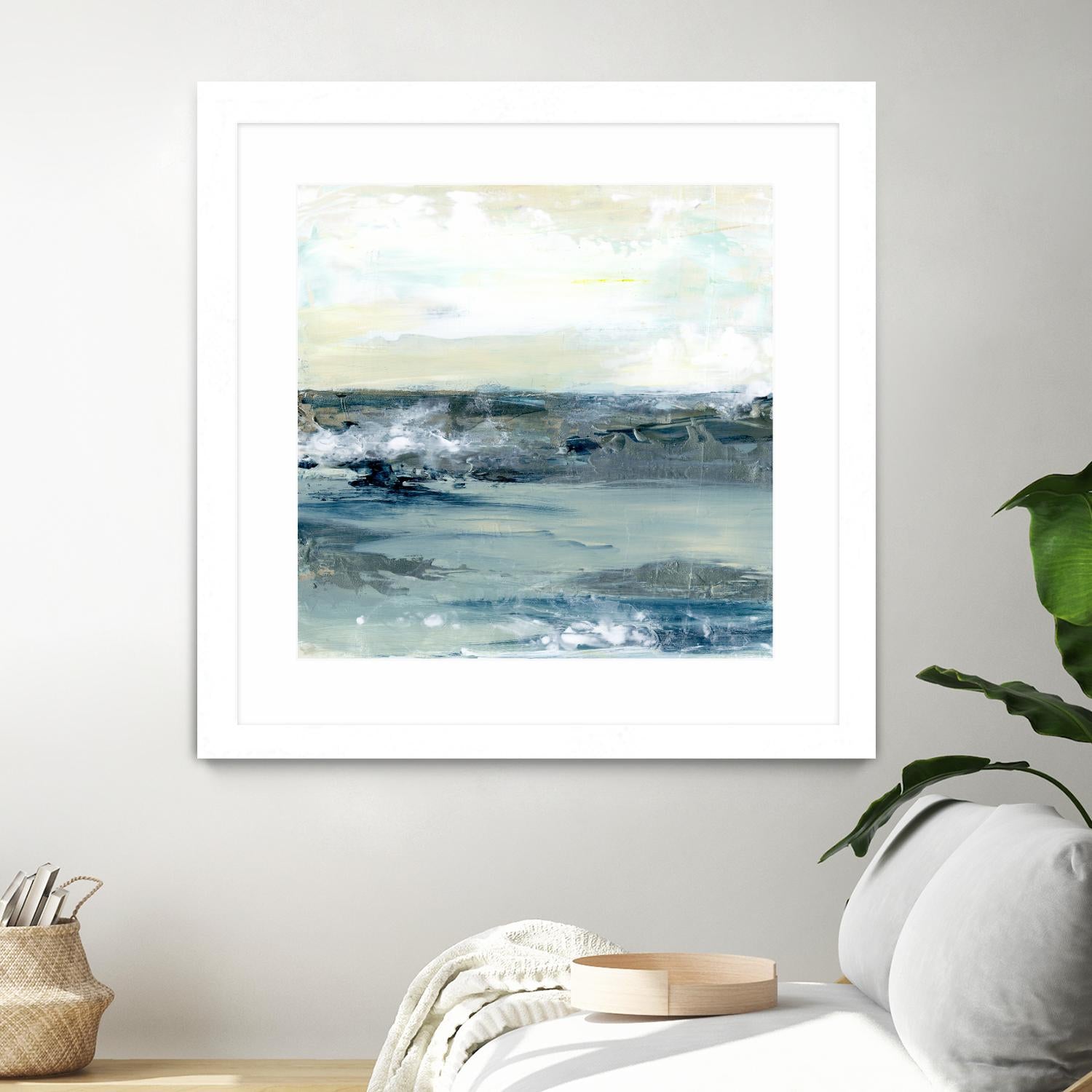 Coastal Blues I by Lila Bramma on GIANT ART - white landscapes & seascapes abstract