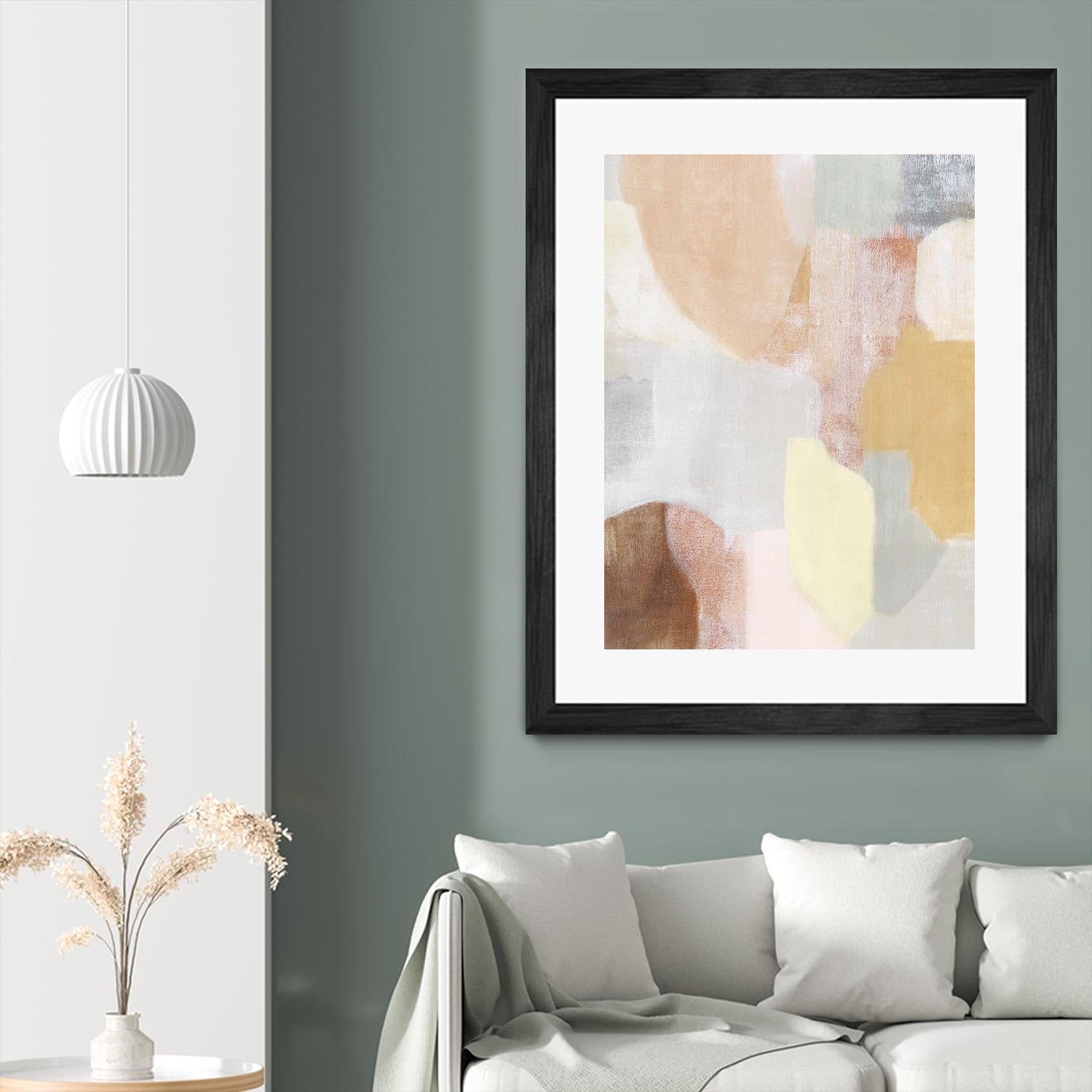 Faint Awareness II by Grace Popp on GIANT ART - beige abstract abstract