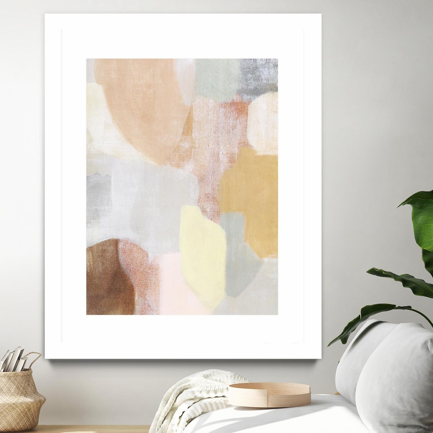 Faint Awareness II by Grace Popp on GIANT ART - beige abstract abstract