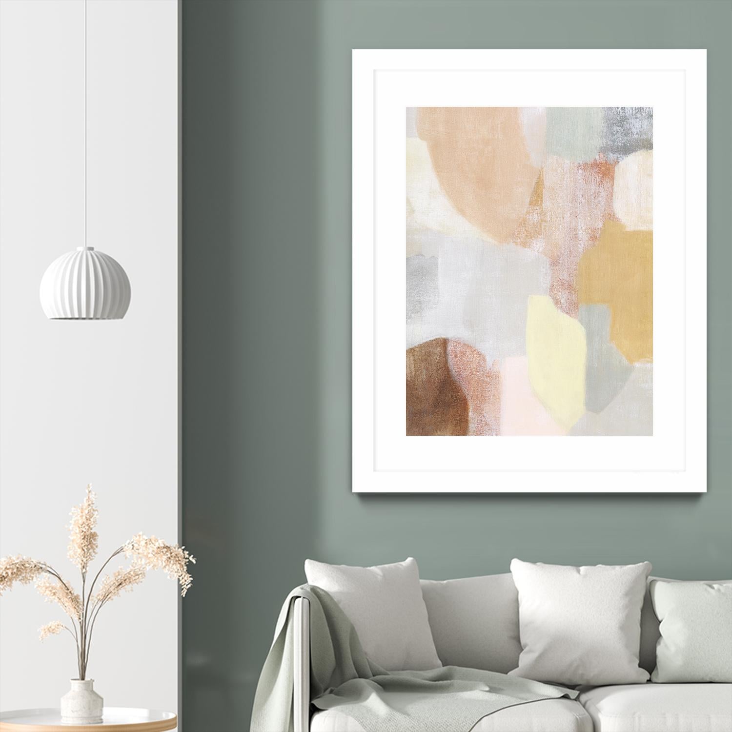 Faint Awareness II by Grace Popp on GIANT ART - beige abstract abstract