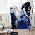 Indigo Interlude I by Ethan Harper on GIANT ART - blue  abstract abstract