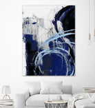 Indigo Interlude I by Ethan Harper on GIANT ART - blue  abstract abstract