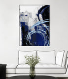 Indigo Interlude I by Ethan Harper on GIANT ART - blue  abstract abstract
