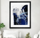 Indigo Interlude I by Ethan Harper on GIANT ART - blue  abstract abstract