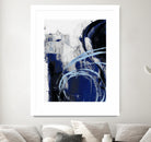 Indigo Interlude I by Ethan Harper on GIANT ART - blue  abstract abstract