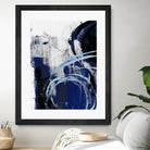 Indigo Interlude I by Ethan Harper on GIANT ART - blue  abstract abstract