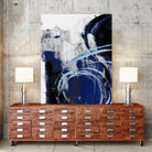 Indigo Interlude I by Ethan Harper on GIANT ART - blue  abstract abstract