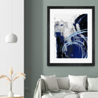 Indigo Interlude I by Ethan Harper on GIANT ART - blue  abstract abstract