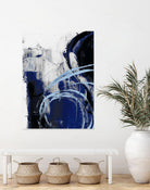 Indigo Interlude I by Ethan Harper on GIANT ART - blue  abstract abstract