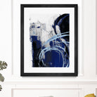 Indigo Interlude I by Ethan Harper on GIANT ART - blue  abstract abstract