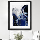 Indigo Interlude I by Ethan Harper on GIANT ART - blue  abstract abstract