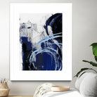 Indigo Interlude I by Ethan Harper on GIANT ART - blue  abstract abstract