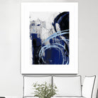 Indigo Interlude I by Ethan Harper on GIANT ART - blue  abstract abstract
