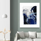 Indigo Interlude I by Ethan Harper on GIANT ART - blue  abstract abstract