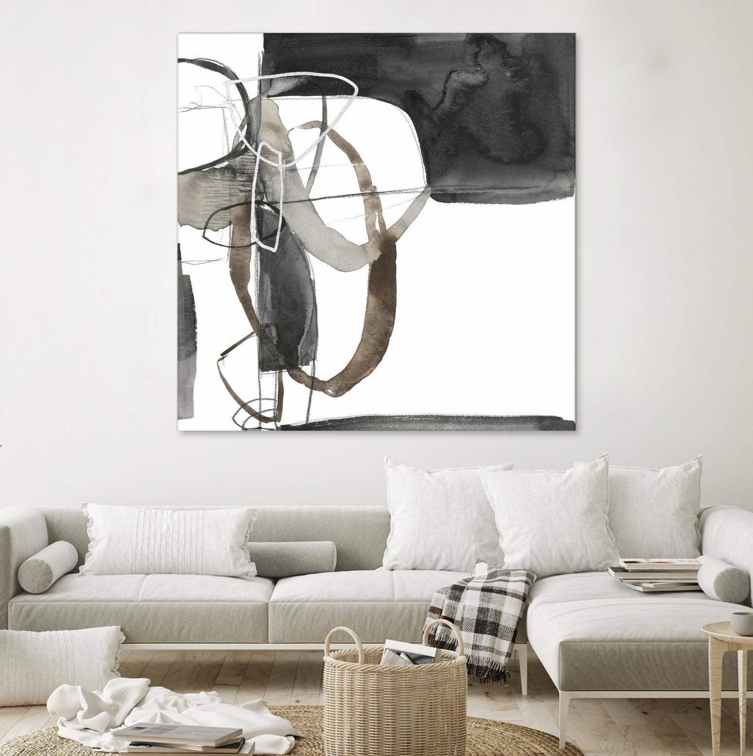 Interlocked II by Jennifer Goldberger on GIANT ART - white abstract abstract