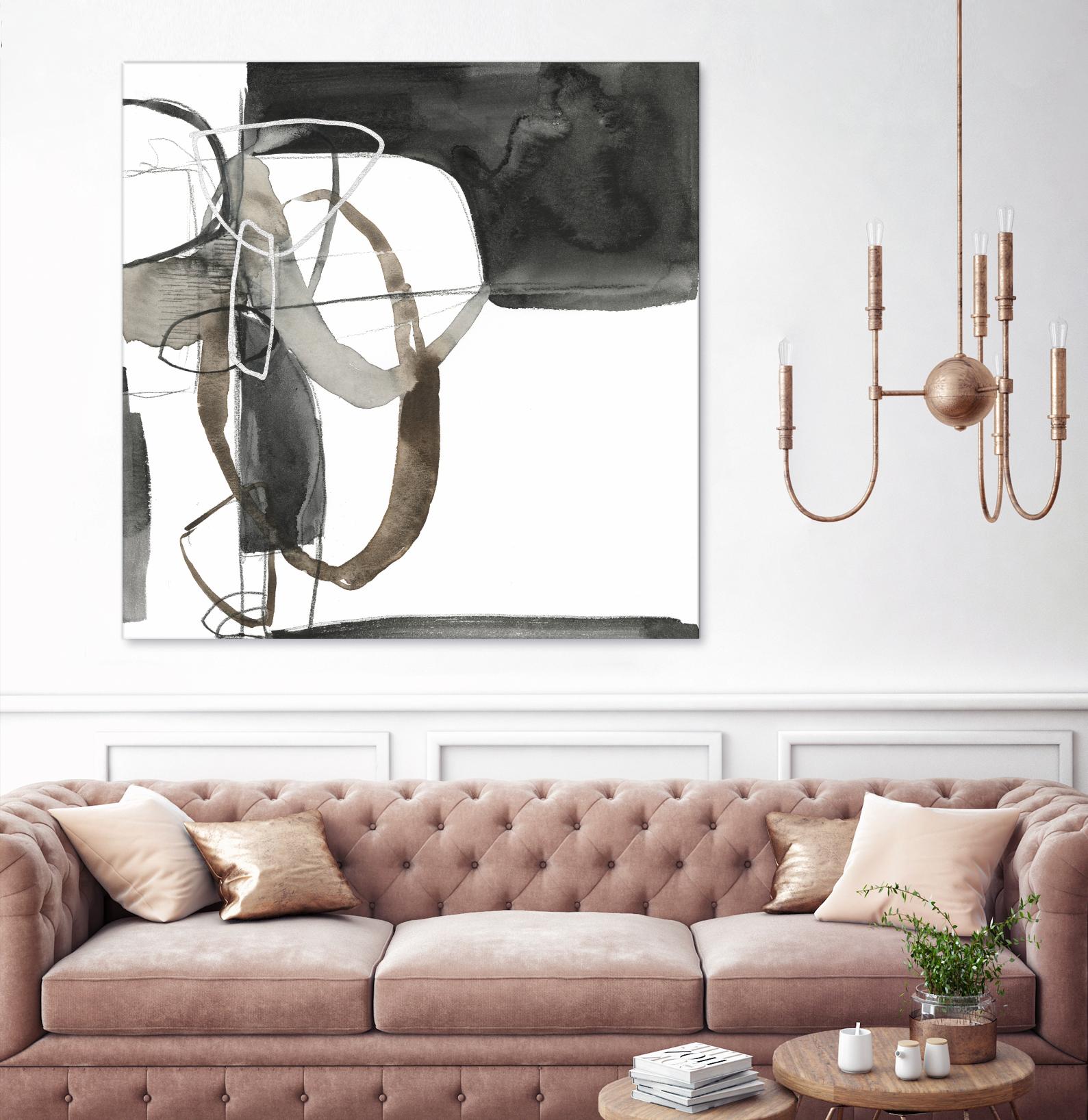 Interlocked II by Jennifer Goldberger on GIANT ART - white abstract abstract