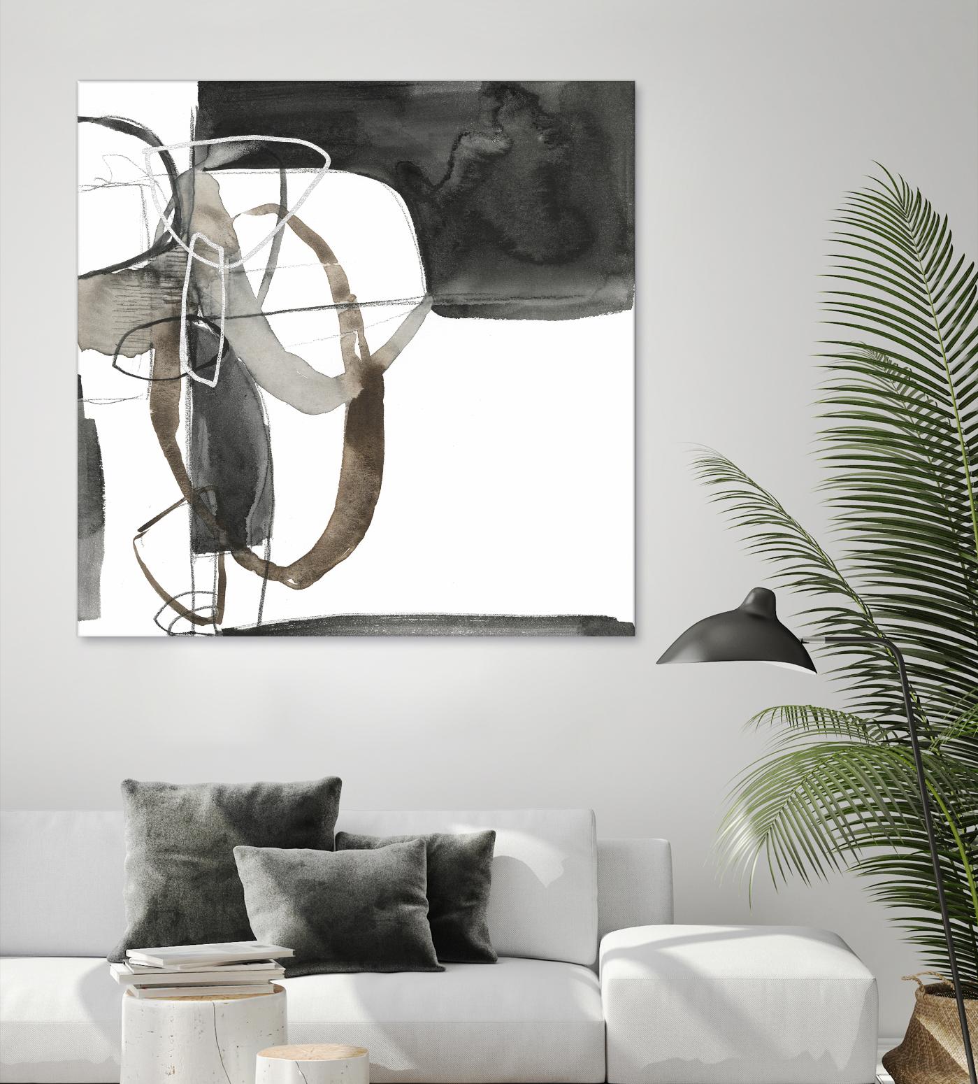 Interlocked II by Jennifer Goldberger on GIANT ART - white abstract abstract