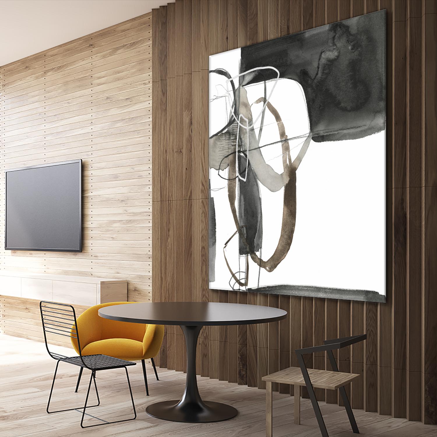 Interlocked II by Jennifer Goldberger on GIANT ART - white abstract abstract